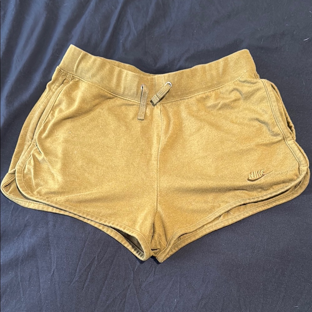 Nike Women's Gold Shorts